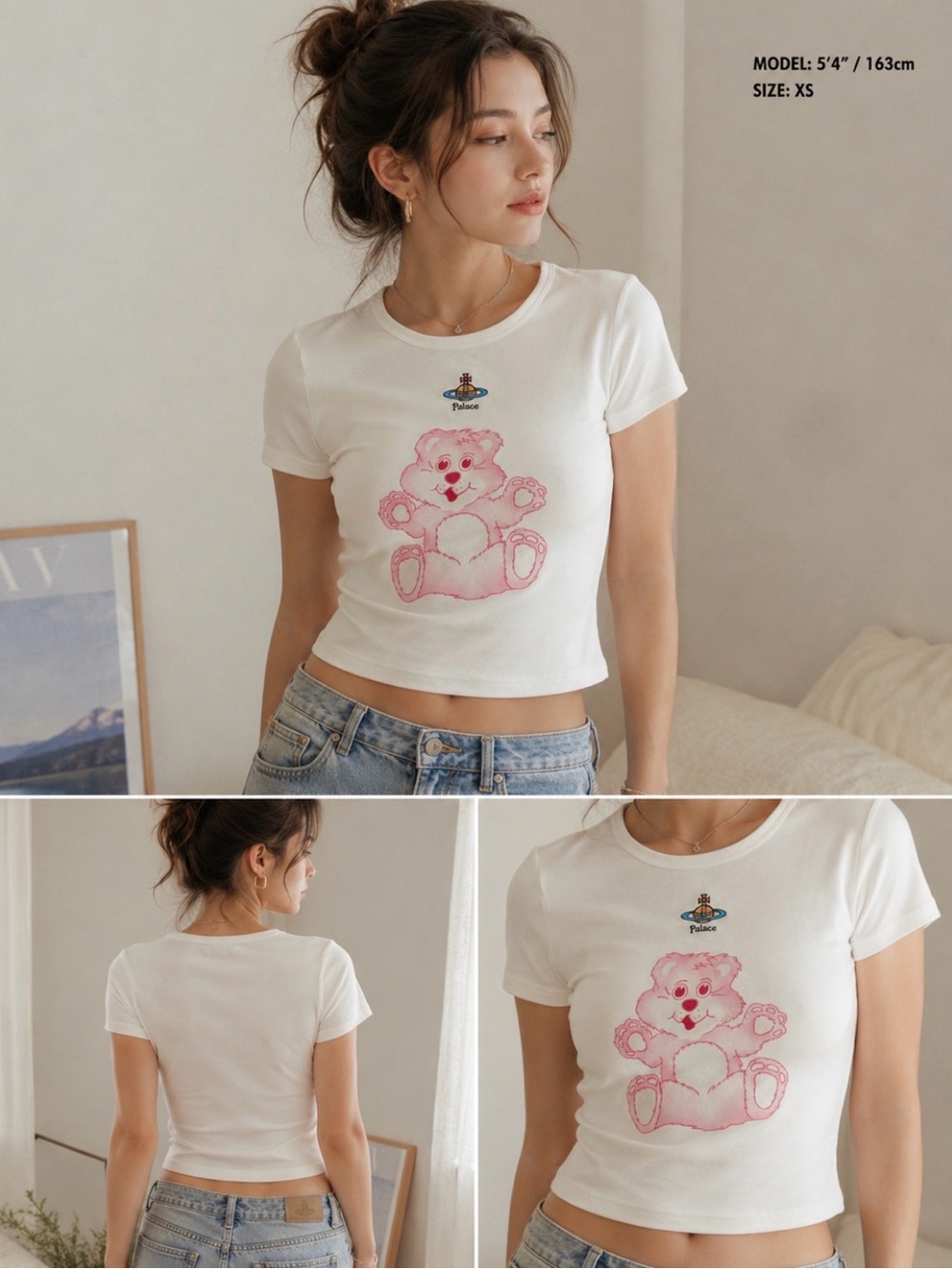 Palace x Vivienne Westwood Baby Bear Tee White – Tagged L, Fits Small